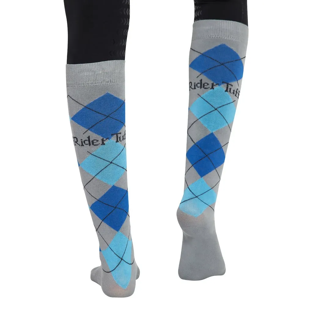 TuffRider Argyle Knee Hi Socks