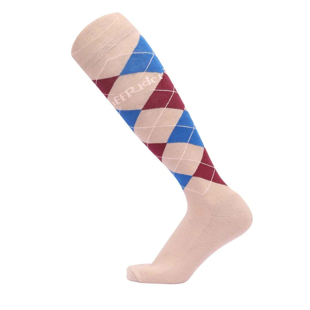 TuffRider Argyle Knee Hi Socks