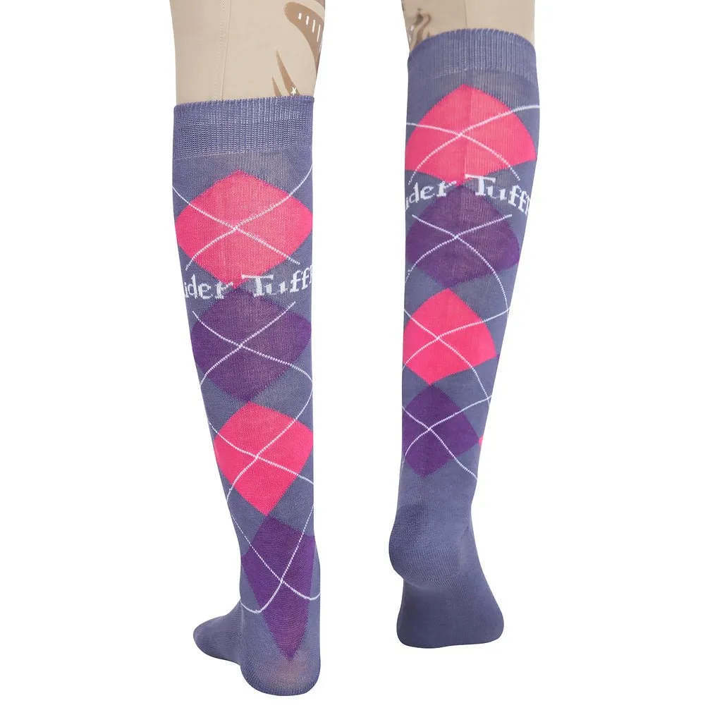 TuffRider Argyle Knee Hi Socks