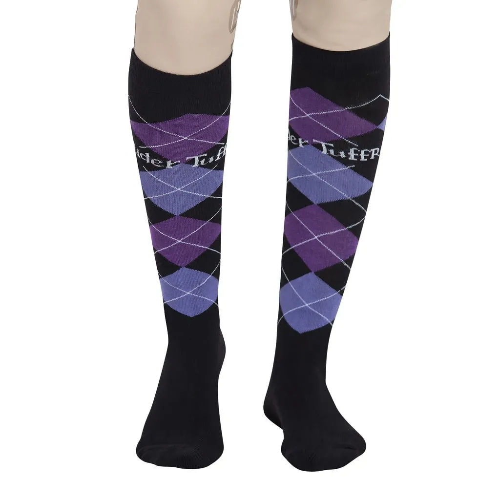 TuffRider Argyle Knee Hi Socks