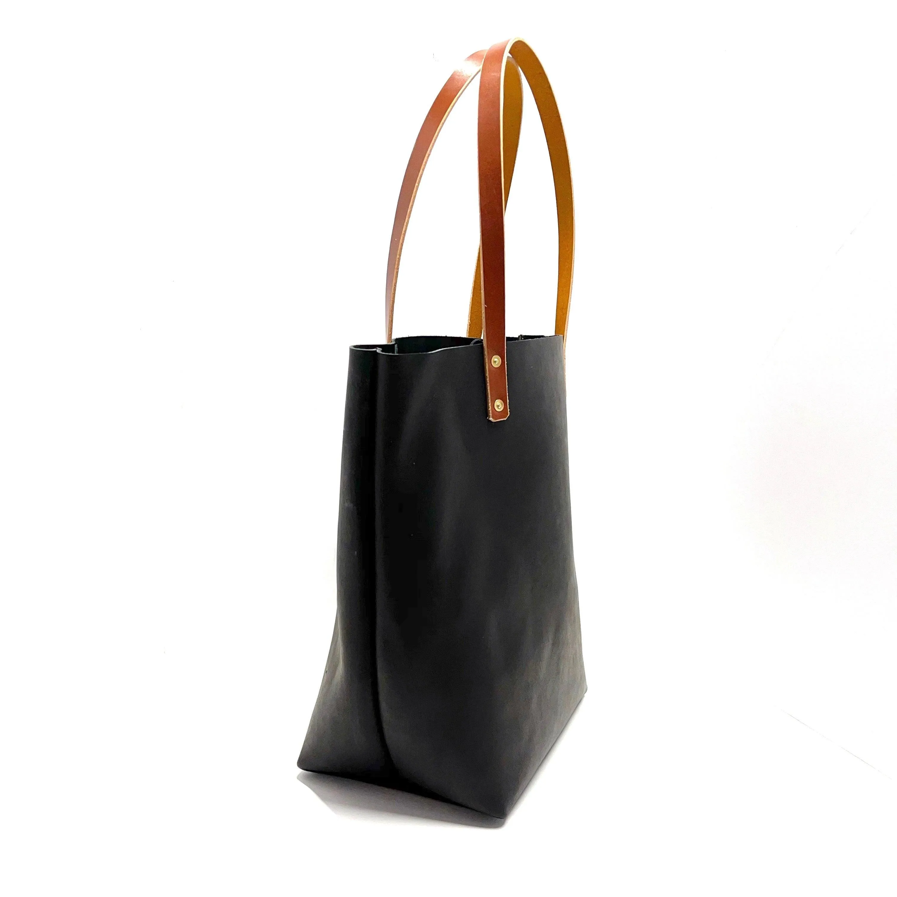 Urban Leather Tote Bag in Black