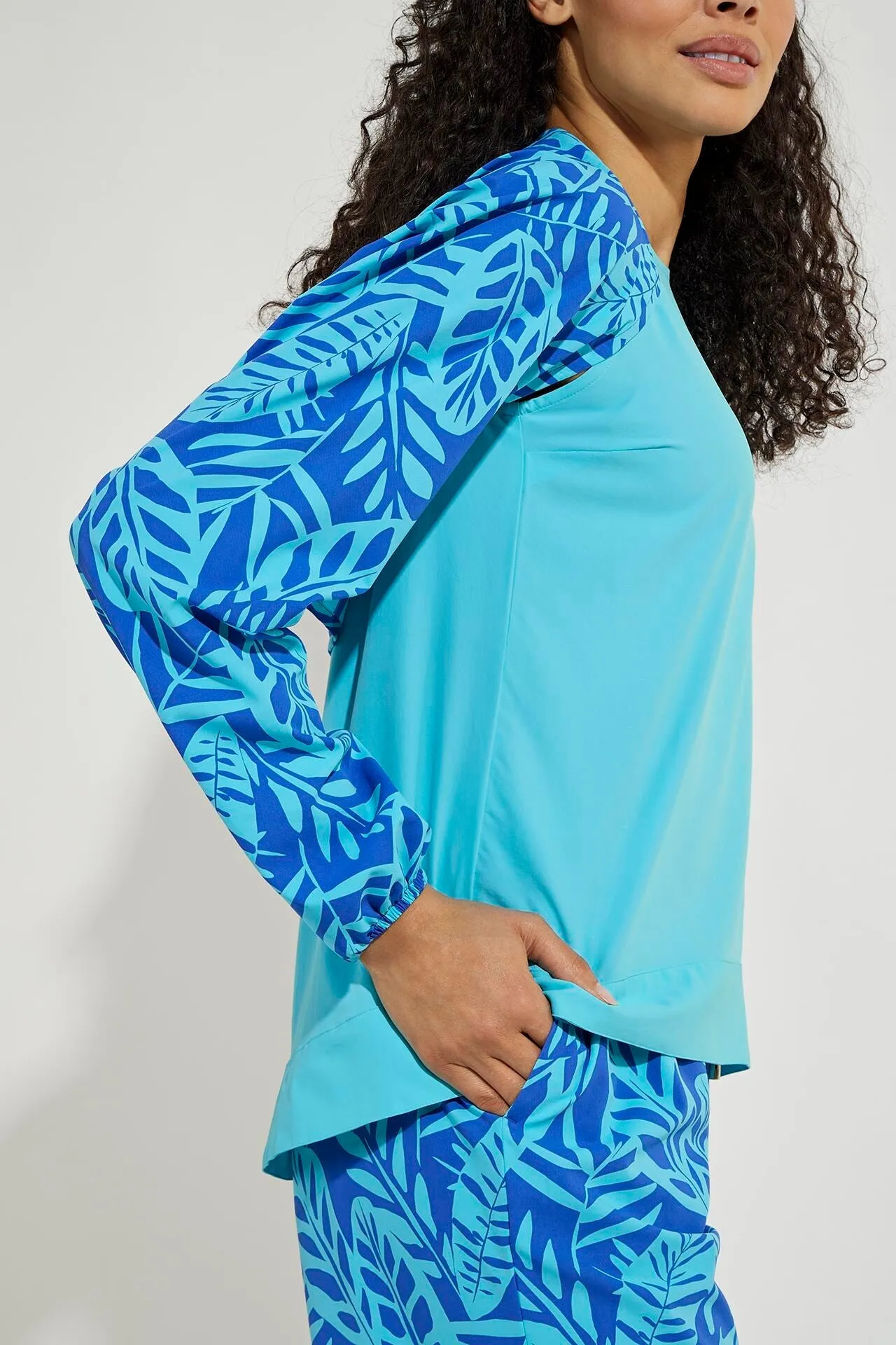 Women's Savona Shrug  |  Sailor Matira Palm